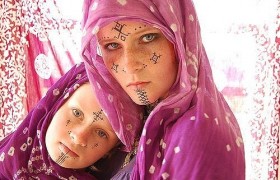 Харкуз — лицевые татуировки берберских женщин