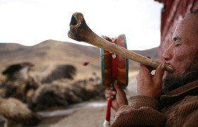 Небесный обряд погребения у тибетцев