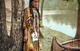 Архивные фотографии индейцев конца XIX века.