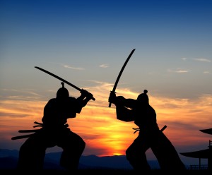 сражение на японских мечах