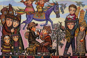 Колоритные этнические картины и сказочные миры от Севада Григорян